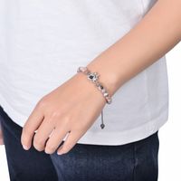 316 Stainless Steel  Natural Stone Simple Style Classic Style Beaded Color Block Bracelets main image 5