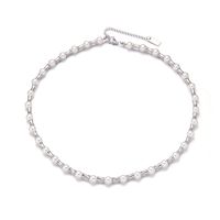 Acero Inoxidable 304 Perla Artificial Acero Titanio Elegante Señora Estilo Clásico Geométrico Collar sku image 1