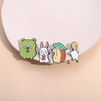 Cartoon Style Cute Cowboy Style Animal Alloy Stamping Stoving Varnish Plating Unisex Brooches main image 10