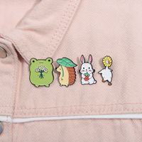 Cartoon Style Cute Cowboy Style Animal Alloy Stamping Stoving Varnish Plating Unisex Brooches main image 9