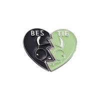 Cartoon Style Cute Cowboy Style Animal Alien Heart Shape Alloy Stamping Stoving Varnish Plating Unisex Brooches sku image 5