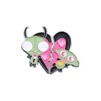 Cartoon Style Cute Cowboy Style Animal Alien Heart Shape Alloy Stamping Stoving Varnish Plating Unisex Brooches sku image 6