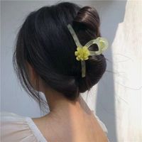 Lady Solid Color Feather Hair Tie sku image 1