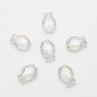 A Pack Of 30 10 * 14mm Hole 1~1.9mm Glass Glass Fish Beads sku image 2