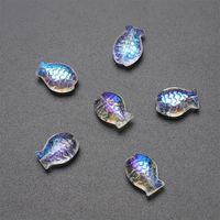 A Pack Of 30 10 * 14mm Hole 1~1.9mm Glass Glass Fish Beads sku image 3