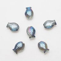 A Pack Of 30 10 * 14mm Hole 1~1.9mm Glass Glass Fish Beads sku image 5
