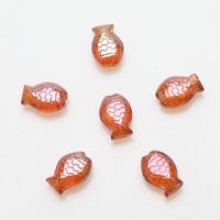 A Pack Of 30 10 * 14mm Hole 1~1.9mm Glass Glass Fish Beads sku image 7