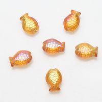 A Pack Of 30 10 * 14mm Hole 1~1.9mm Glass Glass Fish Beads sku image 9