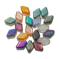 20 PCS/Package 11 * 15mm Glass Rhombus Beads sku image 12