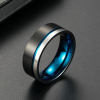 Basic Modern Style Classic Style Round 304 Stainless Steel Unisex Rings sku image 2