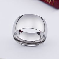 Basic Modern Style Classic Style Geometric Solid Color 304 Stainless Steel Men's Rings main image 3