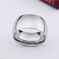 Basic Modern Style Classic Style Geometric Solid Color 304 Stainless Steel Men's Rings sku image 4