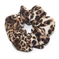 Moda Leopardo Tela Hecho A Mano Liga Para El Cabello 1 Pieza sku image 5