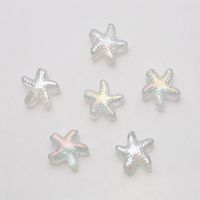 A Pack Of 30 13 * 14mm Hole 1~1.9mm Glass Glass Starfish Beads sku image 2