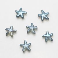 A Pack Of 30 13 * 14mm Hole 1~1.9mm Glass Glass Starfish Beads sku image 7