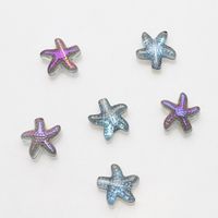 A Pack Of 30 13 * 14mm Hole 1~1.9mm Glass Glass Starfish Beads sku image 5