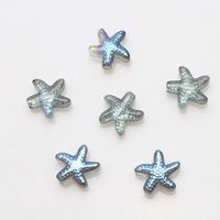 A Pack Of 30 13 * 14mm Hole 1~1.9mm Glass Glass Starfish Beads sku image 4