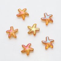 A Pack Of 30 13 * 14mm Hole 1~1.9mm Glass Glass Starfish Beads sku image 9