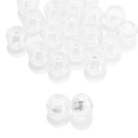 50 PCS/Package 8 * 10mm Hole 3~3.9mm Glass Round Beads sku image 1
