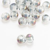 50 PCS/Package 8 * 10mm Hole 3~3.9mm Glass Round Beads sku image 3