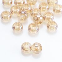 50 PCS/Package 8 * 10mm Hole 3~3.9mm Glass Round Beads sku image 6