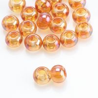 50 PCS/Package 8 * 10mm Hole 3~3.9mm Glass Round Beads sku image 4