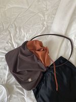 Women's Medium Nylon Solid Color Classic Style String Shoulder Bag main image 4