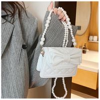Women's Small Pu Leather Bow Knot Elegant Cute Flip Cover Shoulder Bag main image 5