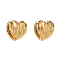1 Pair Casual Vacation Classic Style Solid Color Plating Alloy 14K Gold Plated Earrings sku image 1