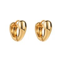 1 Pair Casual Vacation Classic Style Solid Color Plating Alloy 14K Gold Plated Earrings sku image 5