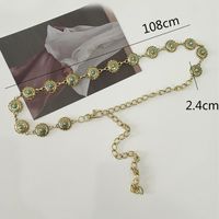 Casual Elegant Simple Style Solid Color Alloy Wholesale Waist Chain main image 3