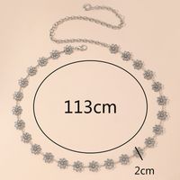 Casual Elegant Simple Style Solid Color Alloy Wholesale Waist Chain main image 7