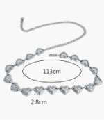 Casual Elegant Simple Style Solid Color Alloy Wholesale Waist Chain main image 8