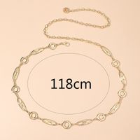 Casual Elegant Simple Style Solid Color Alloy Wholesale Waist Chain main image 9