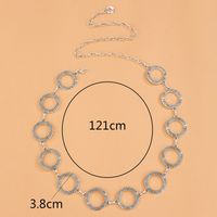 Casual Elegant Simple Style Solid Color Alloy Wholesale Waist Chain main image 2