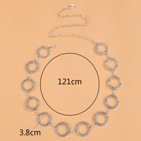 Casual Elegant Simple Style Solid Color Alloy Wholesale Waist Chain sku image 4