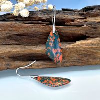 1 Pair Retro Bohemian Water Droplets Inlay Natural Stone Natural Stone White  Ear Hook main image 8