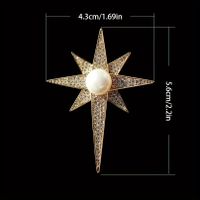 Vintage Style Luxurious Artistic Star Zinc Alloy Star Women's Scarf Ring main image 3