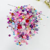 1200 Pieces Per Pack 2,100 Pieces Per Pack 3-10mm Resin Rhinestone Round DIY Accessories sku image 2