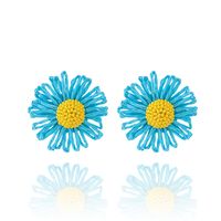 1 Pair Cute Lady Sweet Flower Raffia Drop Earrings sku image 4