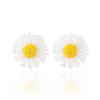 1 Pair Cute Lady Sweet Flower Raffia Drop Earrings sku image 4
