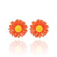 1 Pair Cute Lady Sweet Flower Raffia Drop Earrings sku image 5