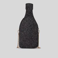 Women's Medium Pu Leather Wine Bottle Streetwear Cylindrical Zipper Crossbody Bag main image 5