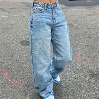 Women's Daily Streetwear Solid Color Full Length Jeans main image 1