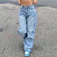 Women's Daily Streetwear Solid Color Full Length Jeans main image 2