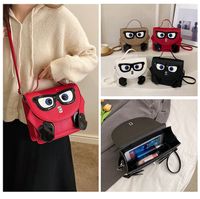 Women's Small Pu Leather Cartoon Character Streetwear Lock Clasp Crossbody Bag main image 7