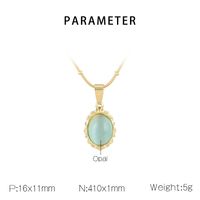 304 Stainless Steel 18K Gold Plated Simple Style Plating Square Pendant Necklace main image 10
