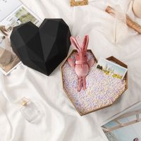 Valentine's Day Fashion Heart Shape Plastic Wedding Gift Wrapping Supplies 1 Piece sku image 3