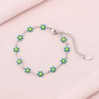 Básico Flor Acero Inoxidable Chapados en oro de 18k Ninguno Pulsera Al Mayoreo sku image 12