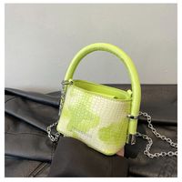 Frau Mini Pu-Leder Wolken Marmor Strassenmode Reißverschluss Handtasche main image 5